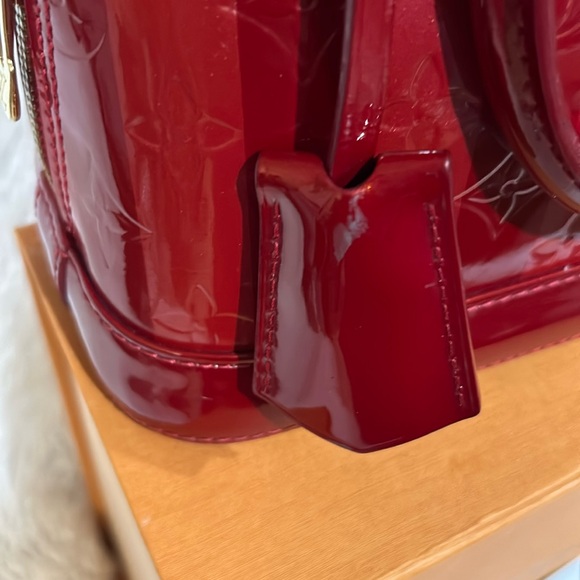 LV Red Vernis Alma BB EUC - Authentic - Picture 9 of 14